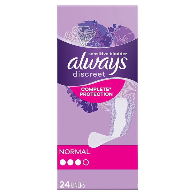 Always Discreet Liners - Pack of 24