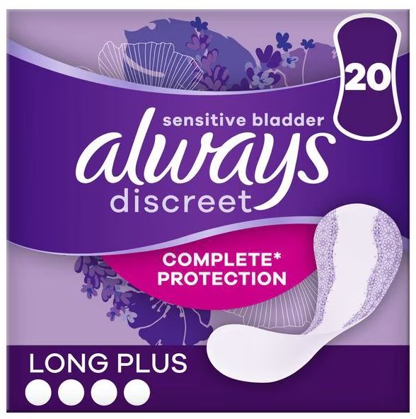 Always Discreet Liners Plus - Pack of 20
