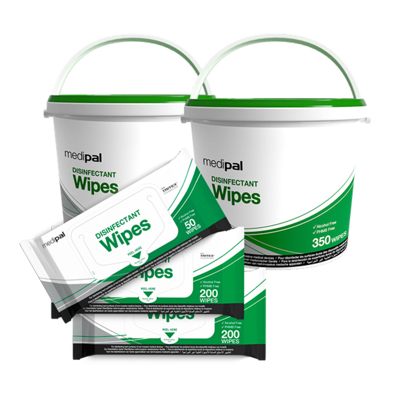 MediPal Alcohol-Free Disinfection Wipes - Pack 200