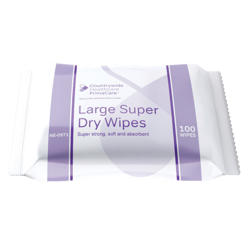 PrimaCare Large Super Dry Wipes