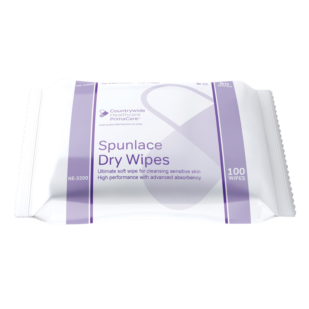 PrimaCare Spunlace Dry Wipes
