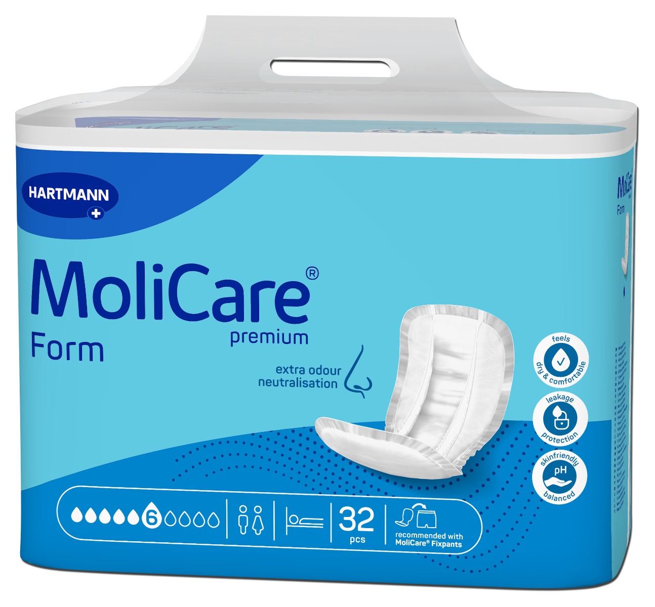 MoliCare Premium Form 6D - Pack 32 - Case of 4