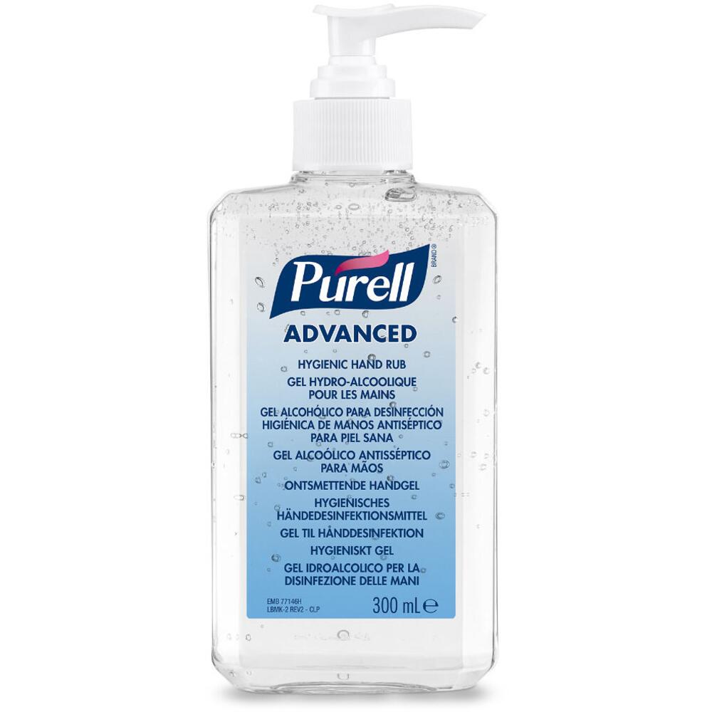 PURELL Advanced Hygienic Hand Rub 300ml Pump Bottle