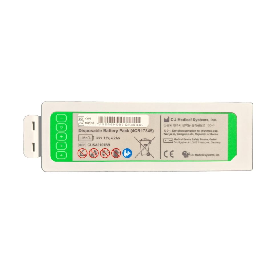 Replacement Battery for NFK200 AED Semi-Automatic Defibrillator 