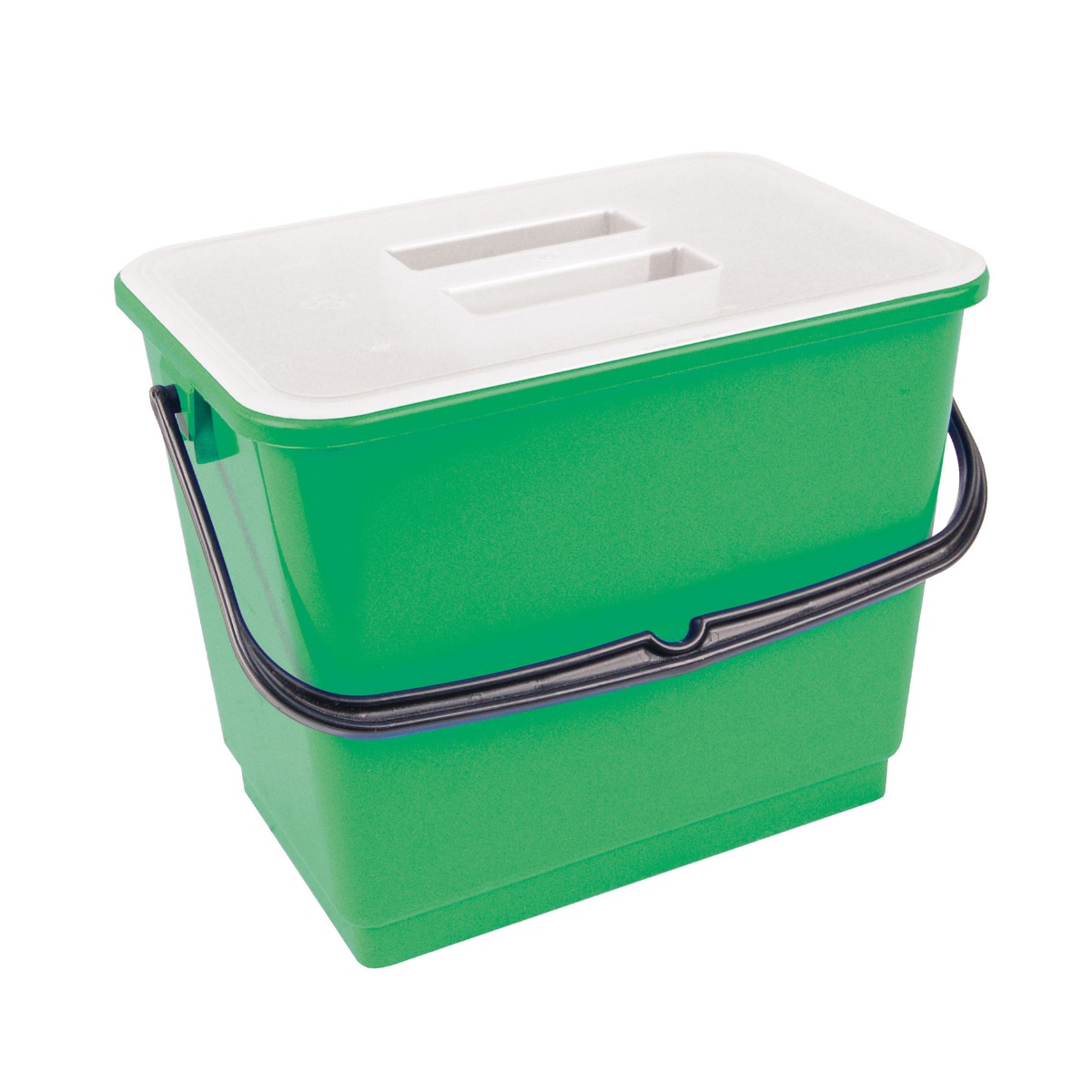Replacement Bucket in Green 4 ltr for Rapid Response Trolley - EACH