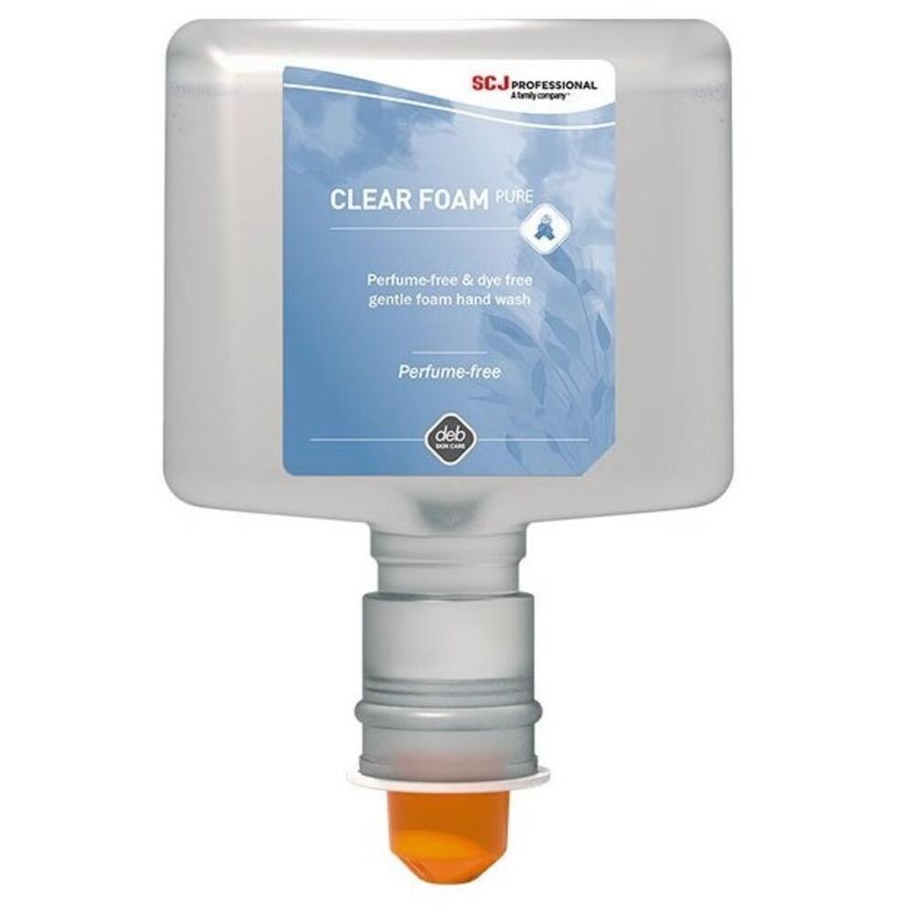 Clear Foam Pure Hand Wash - 1.2L Cartridge - Case of 3