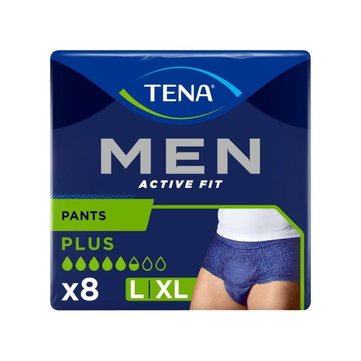 Tena Men Active Fit Pants Plus Large Navy Blue - Pack Of 8