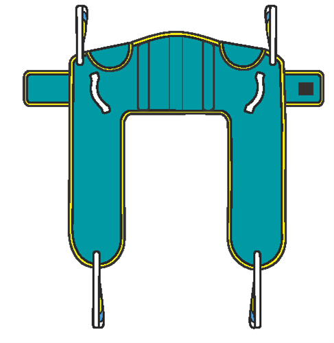 Toileting Sling - Loop Fitting - X Large