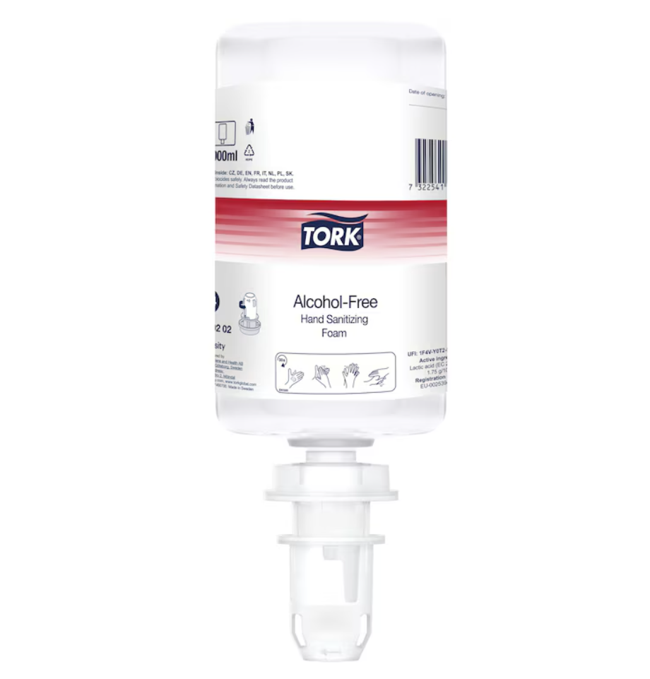 Tork Hand Sanitizing Alcohol-Free Foam - Case of 6