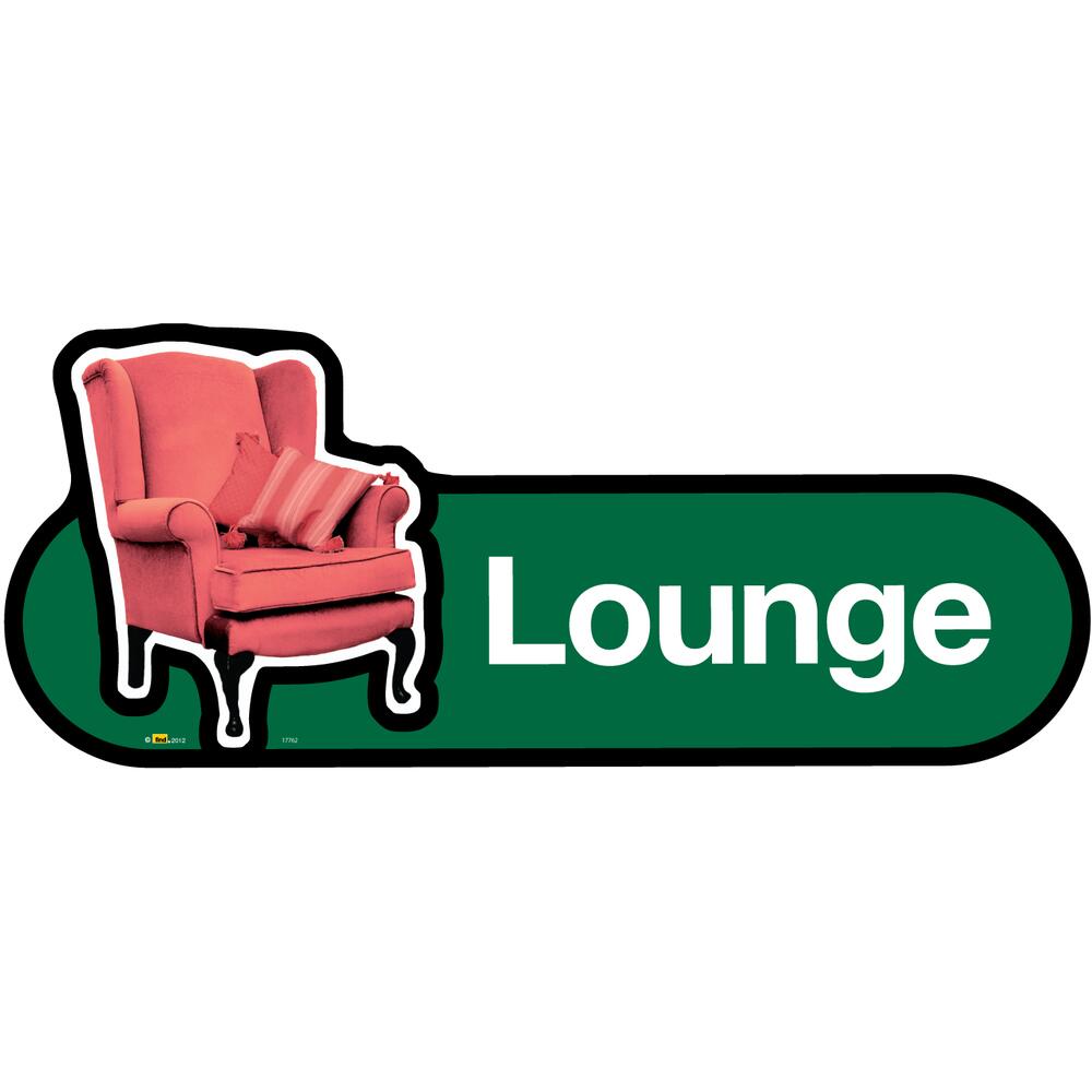 Lounge Door Sign Green