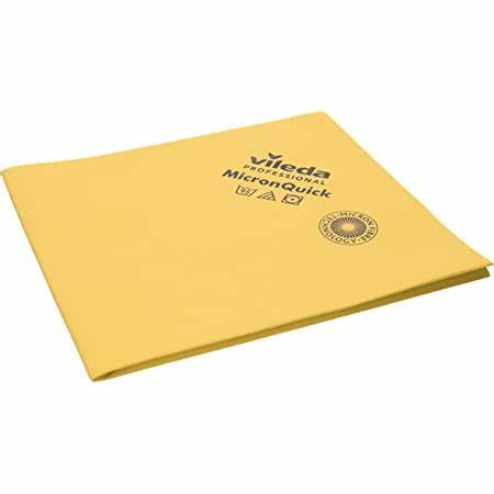 Vileda Professional MicronQuick Cloth YELLOW - Pack of 5