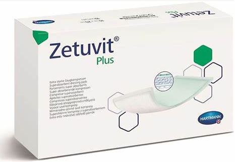 Zetuvit Plus Superabsorber Non-Adhesive Sterile Dressing - 20 x 40cm - Pack 10