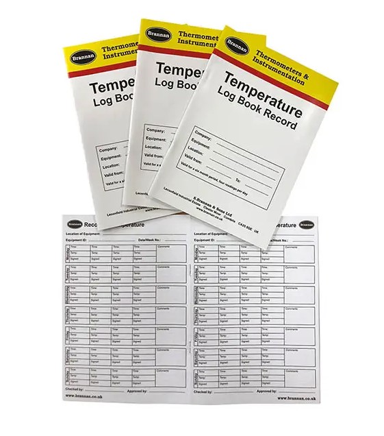 Temperature Log Book